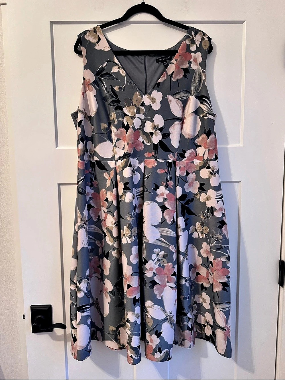 Lane Bryant Floral Mini Dress Size 18W Like New